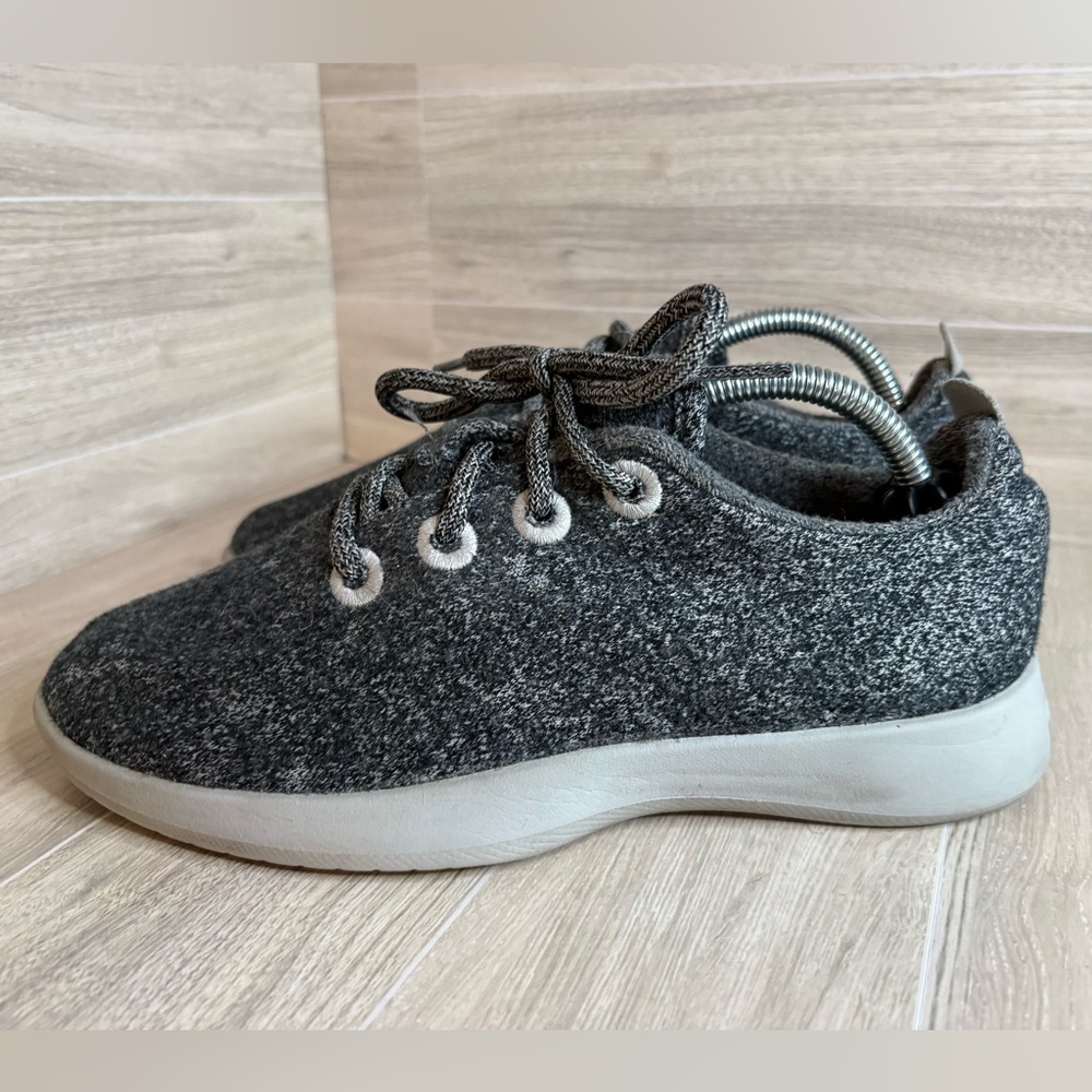 Allbirds Womens Running Shoes Gray Size 7 Wool Runner Athletic Low Top Sneakers
